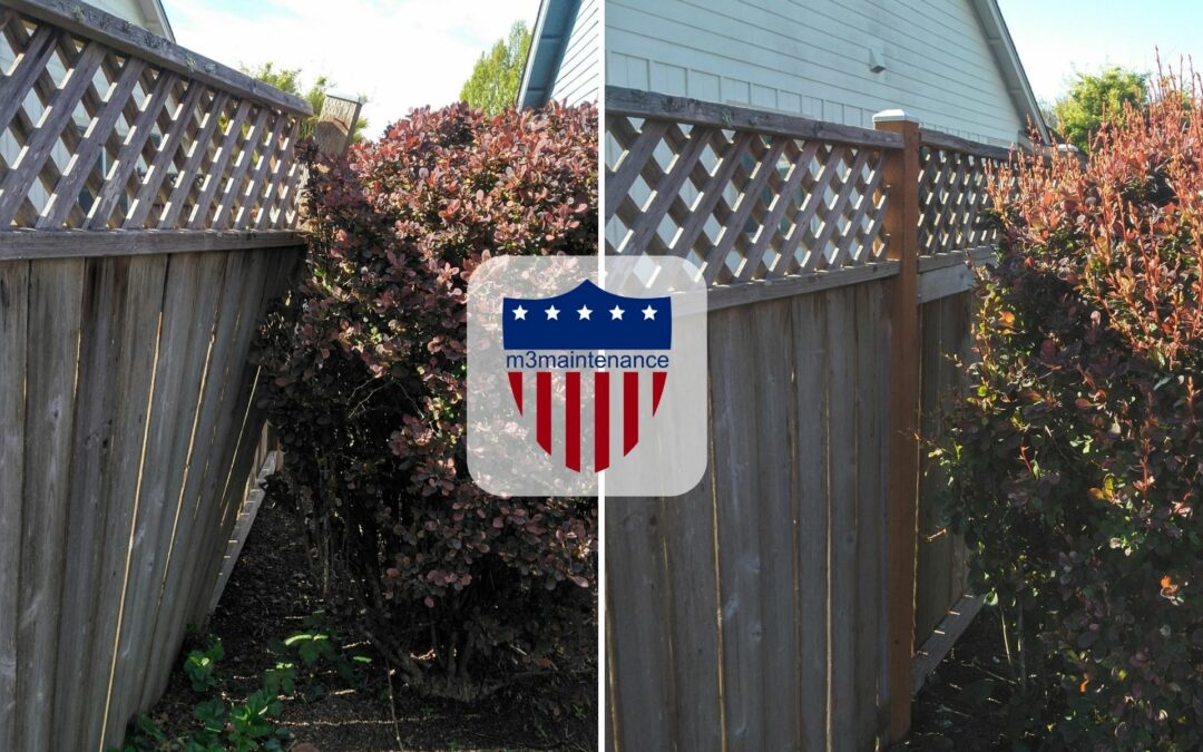 Damaged Fence Post Replacement Project
